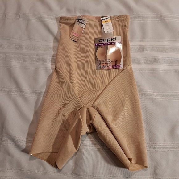 Cupid women's Large tan thinner slimmer extra firm control shape wear - Picture 1 of 8